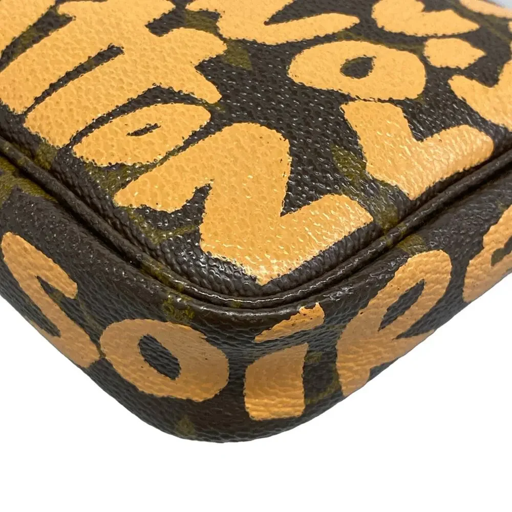 Louis Vuitton Pochette Accessoires Monogram Graffiti Handbag M92193